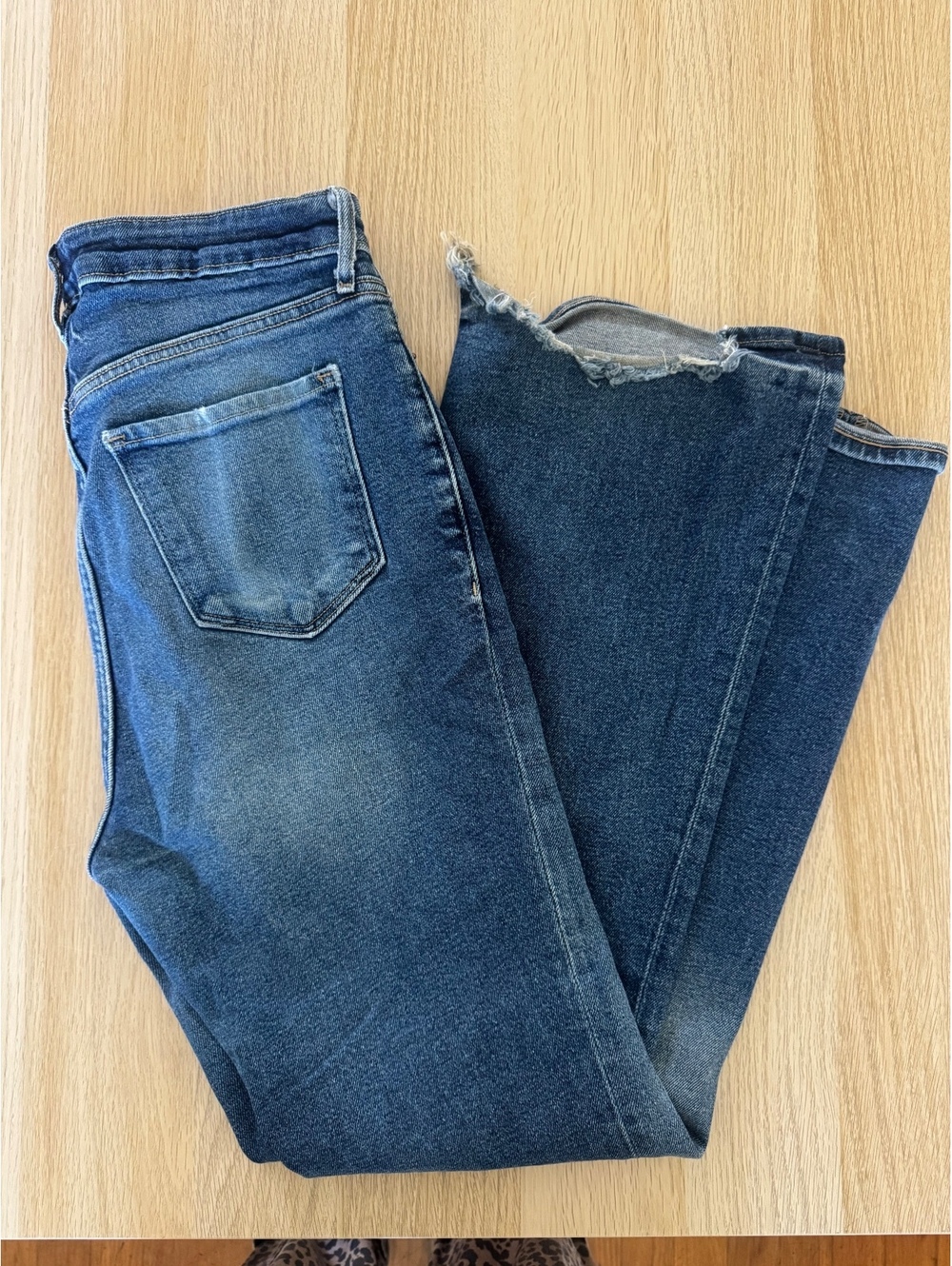 Old Navy Denim Lot Size 10 Mid & High Rise Kicker Bootcut Flare Jeans (3 Pairs) - Picture 5 of 7